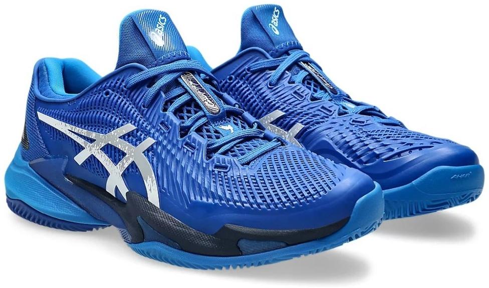 Кроссовки мужские Asics Court FF 3 Novak Clay, Синий/Белый, для грунтового корта (р. 42)