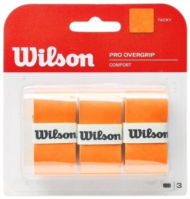 Овергрип Wilson PRO OVERGRIP COMFORT, Оранжевый (3 шт)