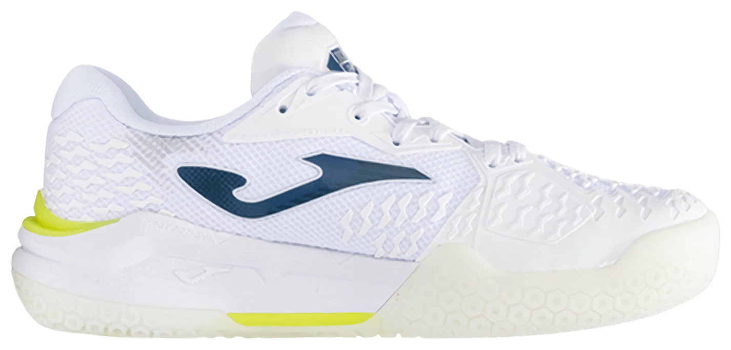 Кроссовки мужские Joma Ace Pro, Белые/Жёлтые, с карбоновым усилением, вентиляцией (р. 43)