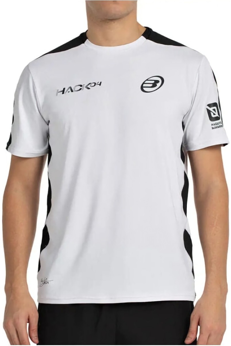(EU) Футболка мужская Bullpadel Paquito 25I, Белая (XL)