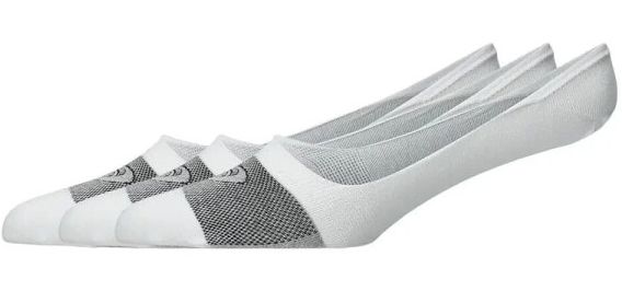 (EU) Носки унисекс Asics Pack 3 Socks Invisible, Белые (XL)
