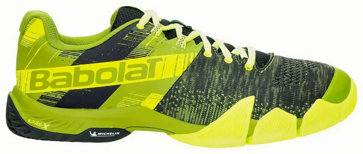 (EU) Кроссовки мужские Babolat Movea, 30S21571 8005, Черно-Желтые (р. 40,5)
