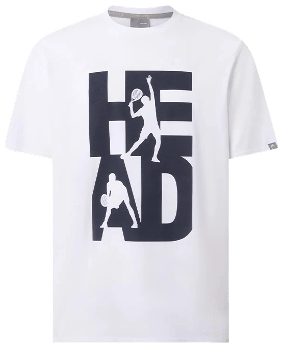 Футболка мужская Head Vision T-Shirt M, Белая/Синяя (L)