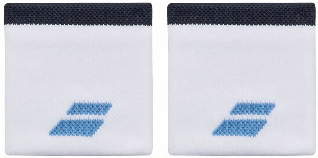 (EU) Напульсник Babolat с логотипом, Белый