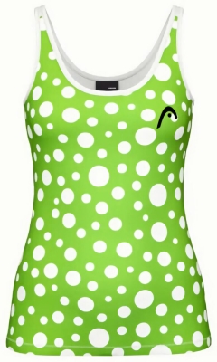 (EU) Майка женская Head Spirit II, Зелёная (S)