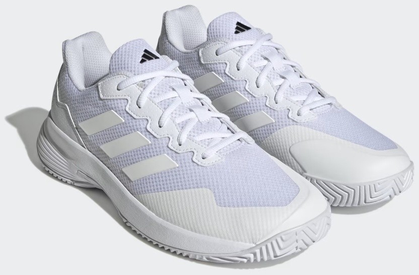 Кроссовки мужские Adidas Gamecourt 2.0, Белые, теннисные (р. 43)