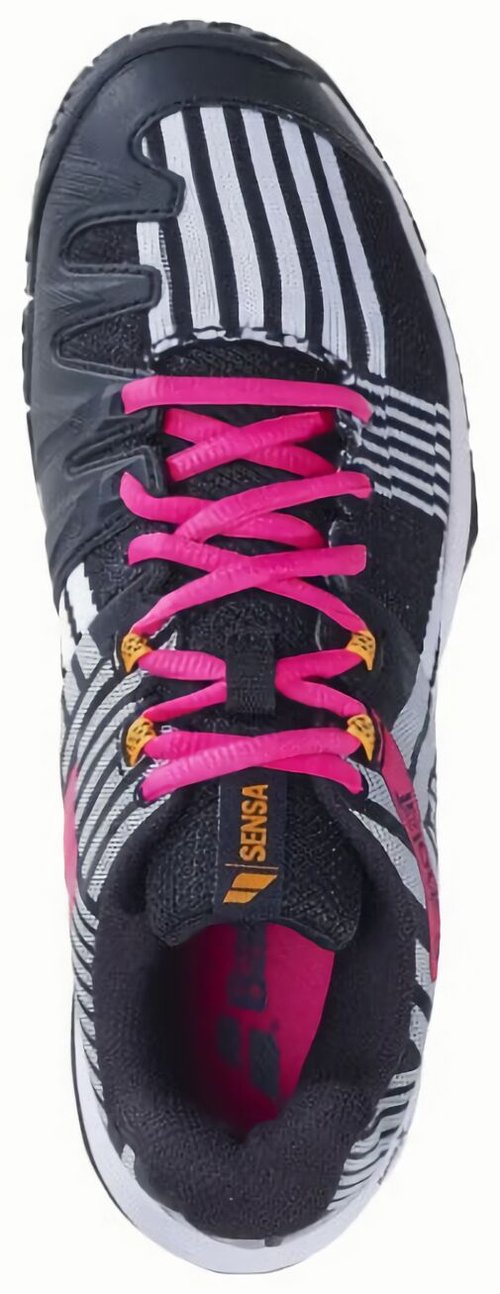 (EU) Кроссовки женские Babolat Sensa, 31S23757 2041, Черно-Белые (р. 36,5)