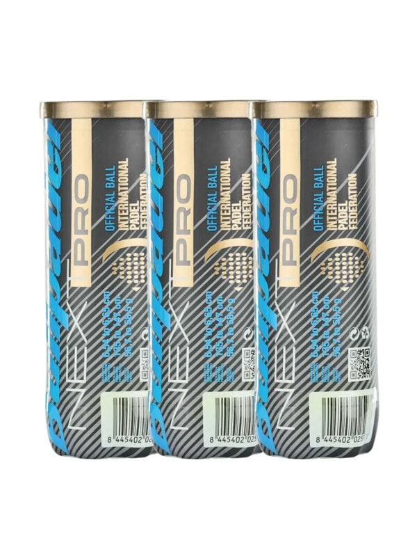 (EU) Мячи для падел тенниса Bullpadel Fip Next Pro, 3 банки (3 шт в банке)