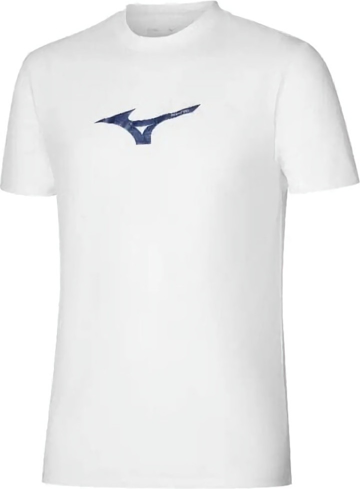 (EU) Футболка мужская Mizuno Athletics, Белая (2XL)