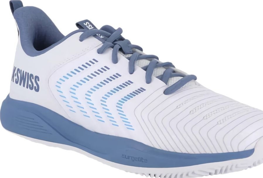 (EU) Кроссовки мужские Kswiss Ultrashot Light Clay White/Blue 04742-158-M, Разноцветные (р. 46)