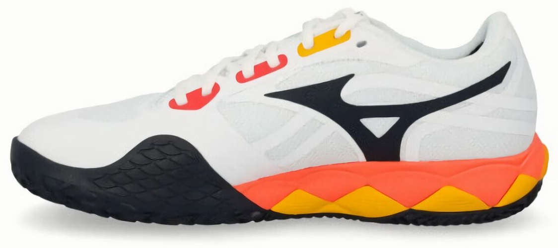 (EU) Кроссовки мужские Mizuno Wave Enforce Tour 2 CC, 61GC2504, Бело-Оранжевые (р. 45)