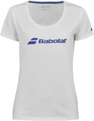 (EU) Футболка для девочек Babolat Exercise Babolat Tee, Серая (8/ 10)