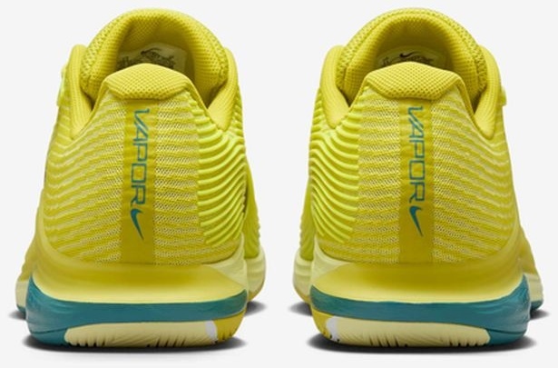 Кроссовки мужские Nike Vapor 12 Premium, Жёлтые/Серые, с амортизацией Air Zoom (р. 46)