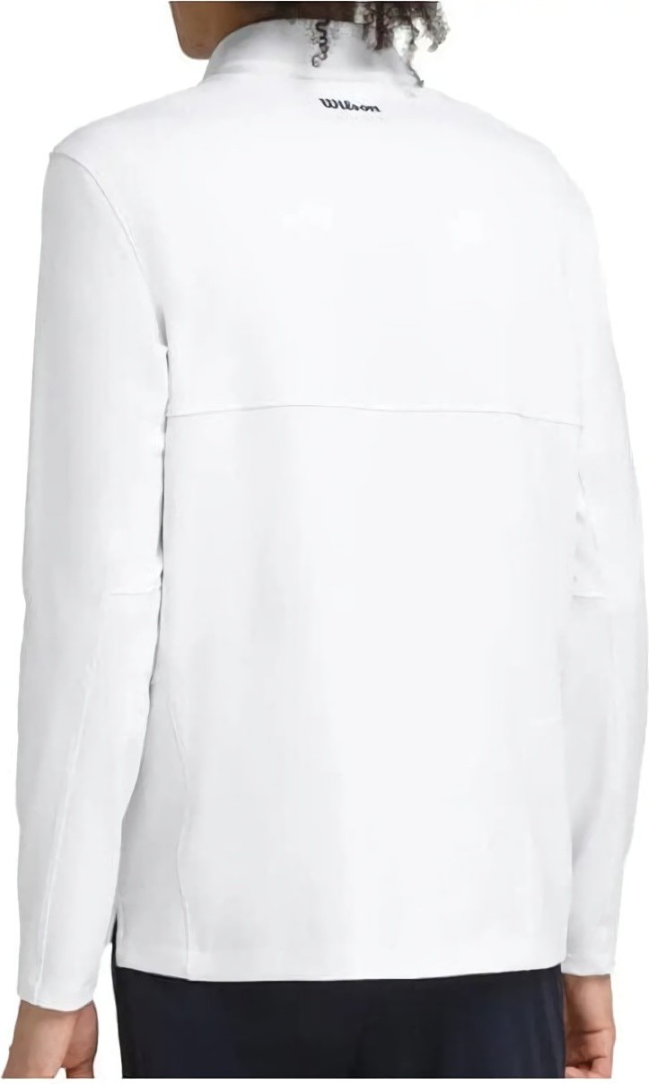 (EU) Ветровка мужская Wilson Elevate Performance Half Zip, Белая (2XL)