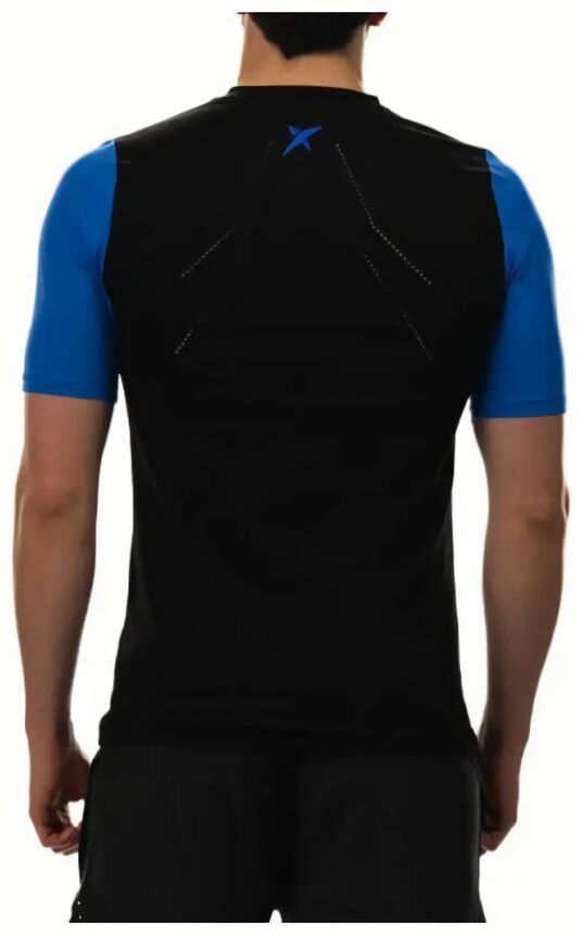 (EU) Футболка мужская Drop Shot Aker, Чёрная (2XL)