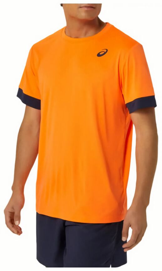 (EU) Футболка мужская Asics Court SS Top 2041A255, Оранжевая (S)