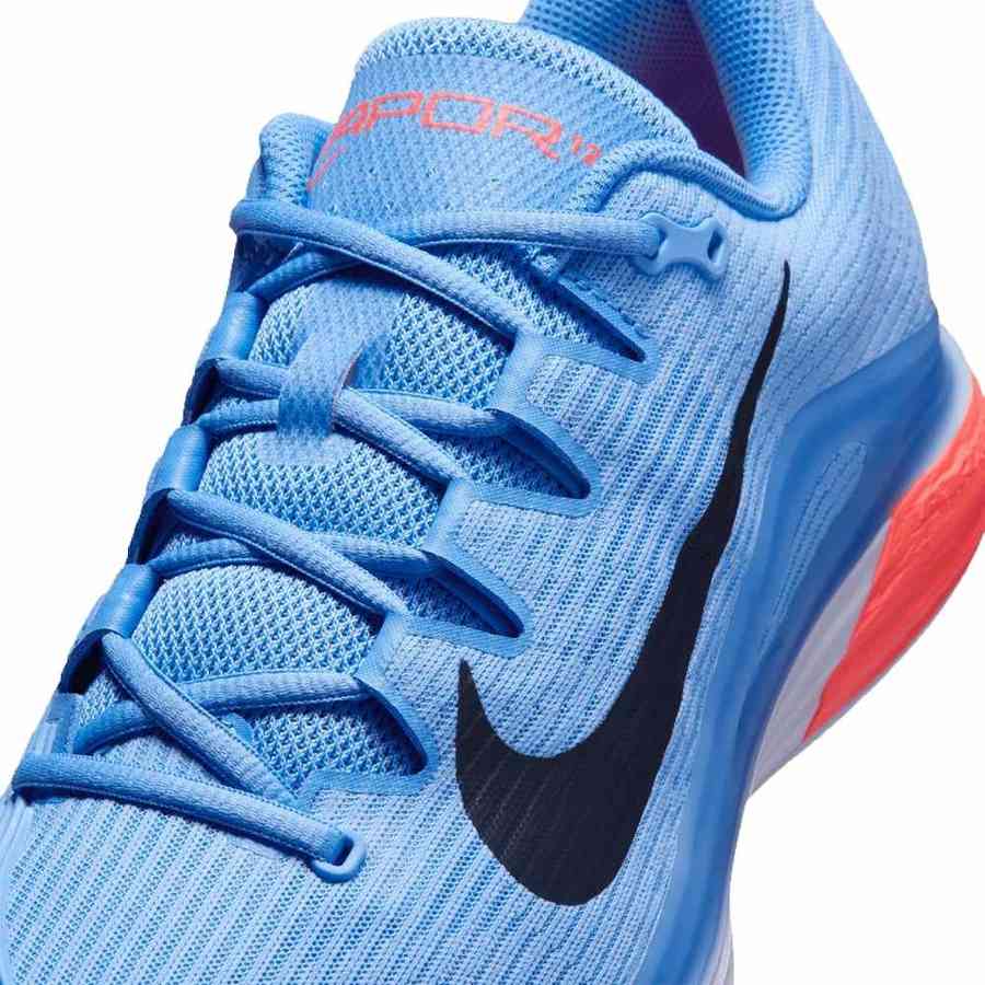 Кроссовки мужские Nike Vapor 12 Clay, Голубой/Темно-синий, для грунтовых кортов (р. 32)