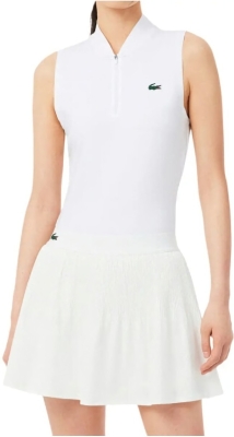 (EU) Поло женское Lacoste Players Collection, Белое (р. 40)