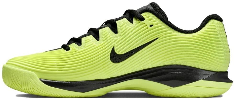Кроссовки женские Nike Vapor 12 Hard Court Premium, Черные/Салатовые, для твердых кортов (р. 27)