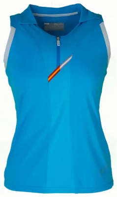 (EU) Поло женское Varlion M/C MD13S02, Синие (L)