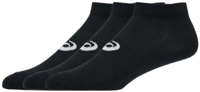 (EU) Носки унисекс Asics Pack 3 Calcetines Tobilleros Negro, Чёрные (S)