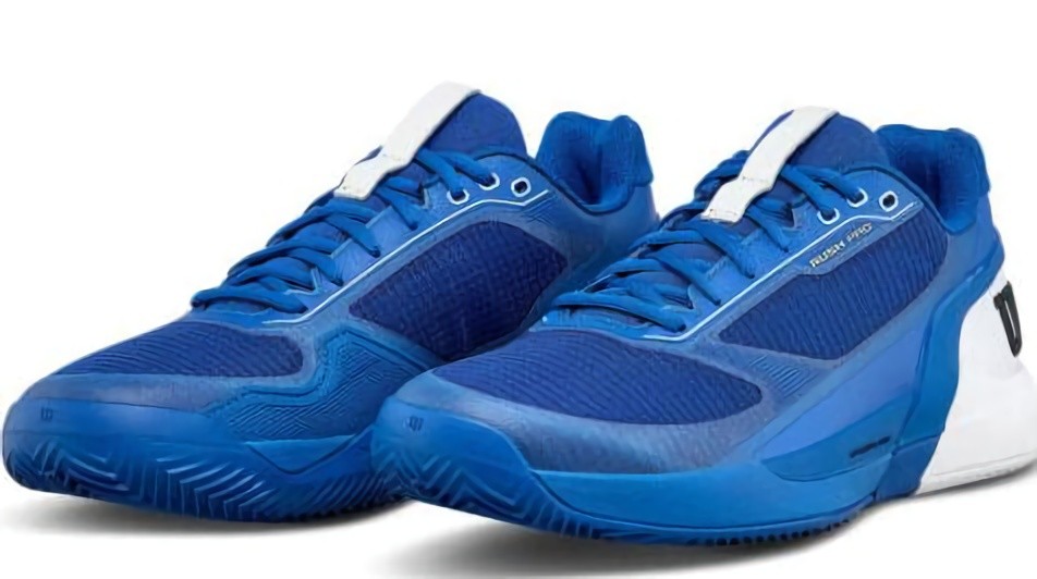 (EU) Кроссовки мужские Wilson Rush Pro 5 Clay Blue Wrs338550, Синие (р. 41 1/3)