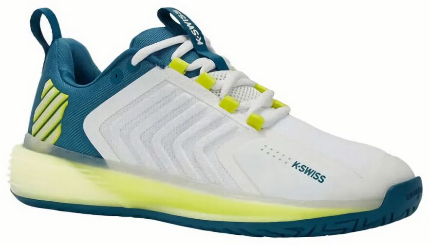 (EU) Кроссовки мужские K-Swiss Ultrashot 3, 06988136, Белые/Желтые (р. 44,5)