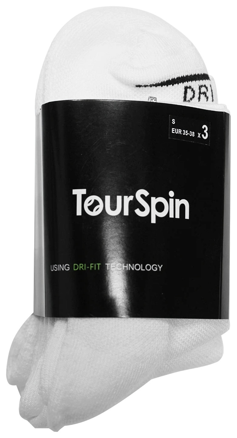 Носки детские TourSpin средние, 3 пары, Белые (р.31-34)