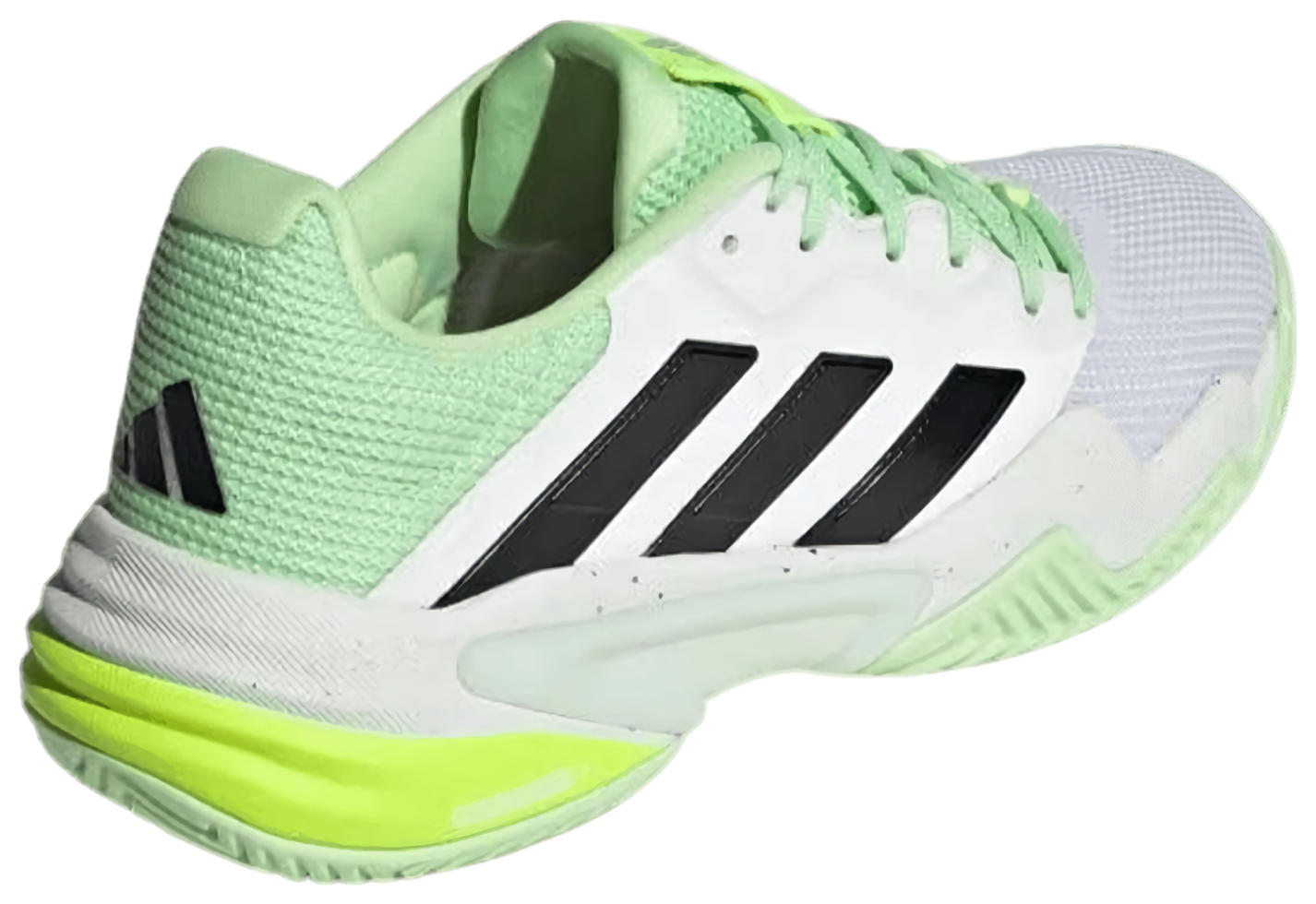 Кроссовки мужские Adidas Barricade 13 M, Белые/Чёрные/Зелёные (р. EUR 43.3)