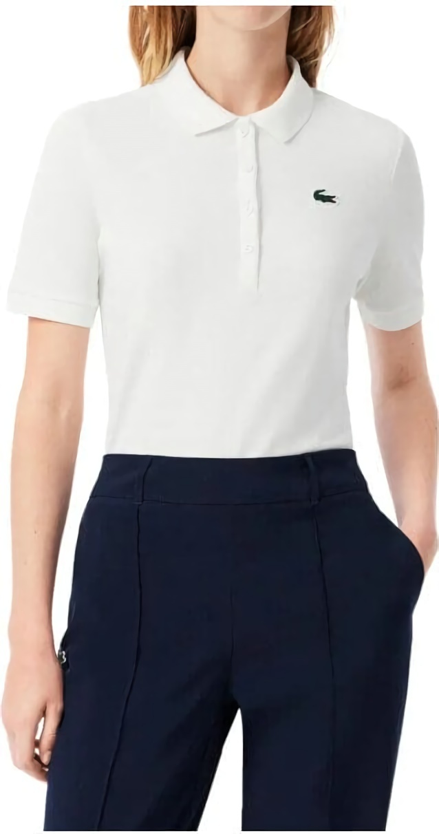 (EU) Поло женское Lacoste Core Performance PF8631, Белый (S)