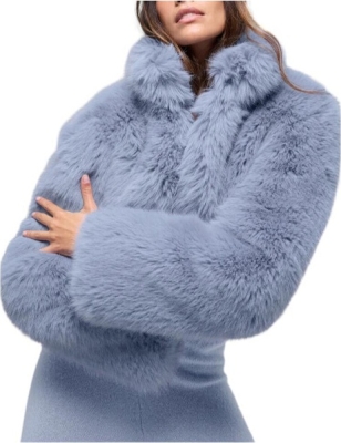 (CN) Alo Yoga Velvet feel Coat Women's, Синее (S)