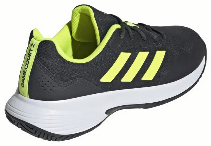 (EU) Кроссовки мужские Adidas Gamecourt 2, JH9013, Черные (р. 45,3)