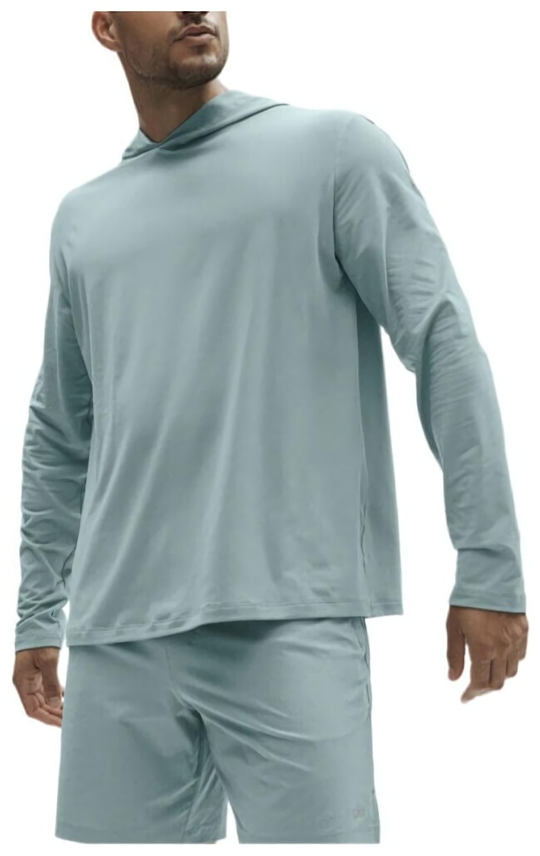 (CN) Лонгслив женский Alo Yoga Conquer Reform Long Sleeve With Hood с капюшоном, Мятный (S)