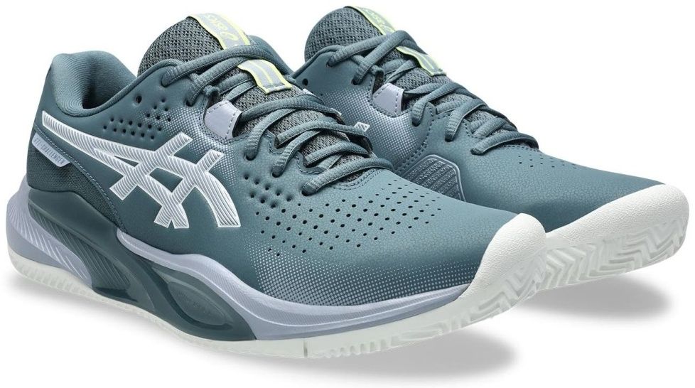 Кроссовки мужские Asics GEL-CHALLENGER 15 CLAY, Голубые/Белые, для грунтовых кортов (р. 30,5)