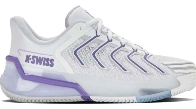 (EU) Кроссовки женские Kswiss Ultrashot 4 Clay White/Purple Women 94438-147-M, Белые (р. 41.5)