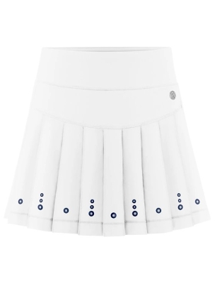 Юбка для девочек Poivre Blanc Eylets Skort G, Белая (166 см)