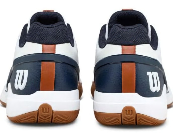 (EU) Кроссовки мужские Wilson Rush Pro 5 Clay White/Navy Blue Wrs338670, Белые (р. 42)