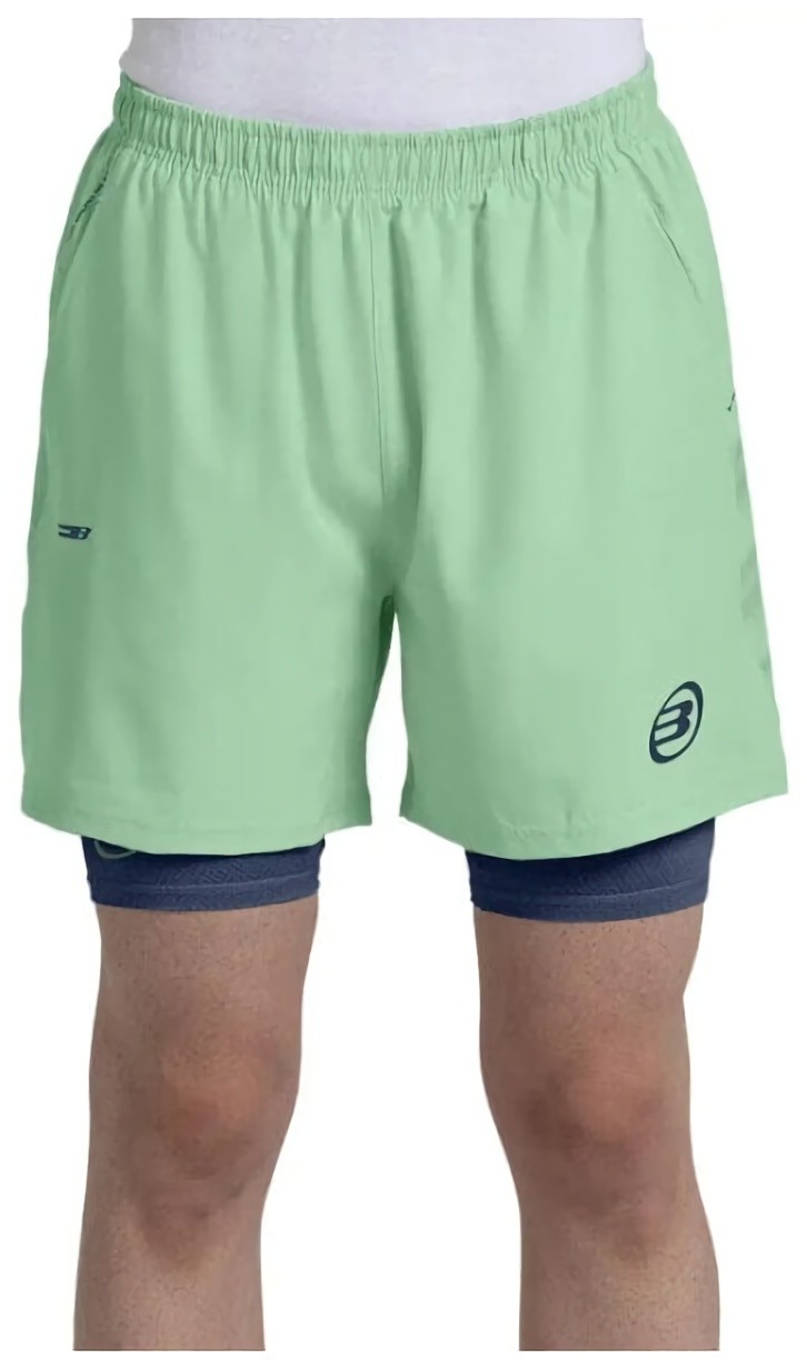 (EU) Шорты мужские Bullpadel MANSIL SHORT, Зелёные (XL)