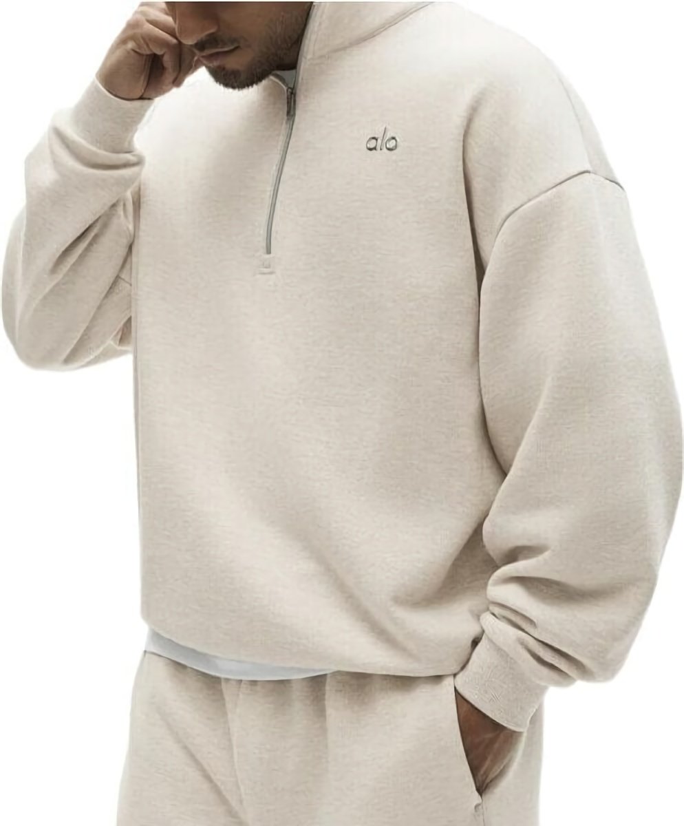 (CN) Свитшот унисекс Alo Yoga Accolade Sweatshirt, Бежевый