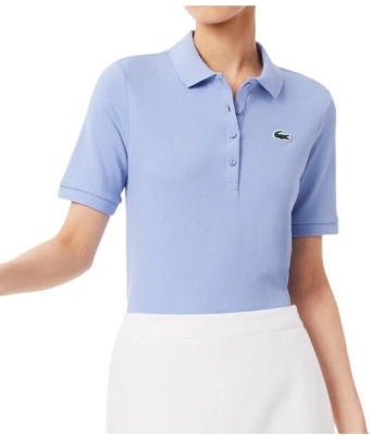 (EU) Поло женское Lacoste Core Performance PF8631, Голубое (р. 42)