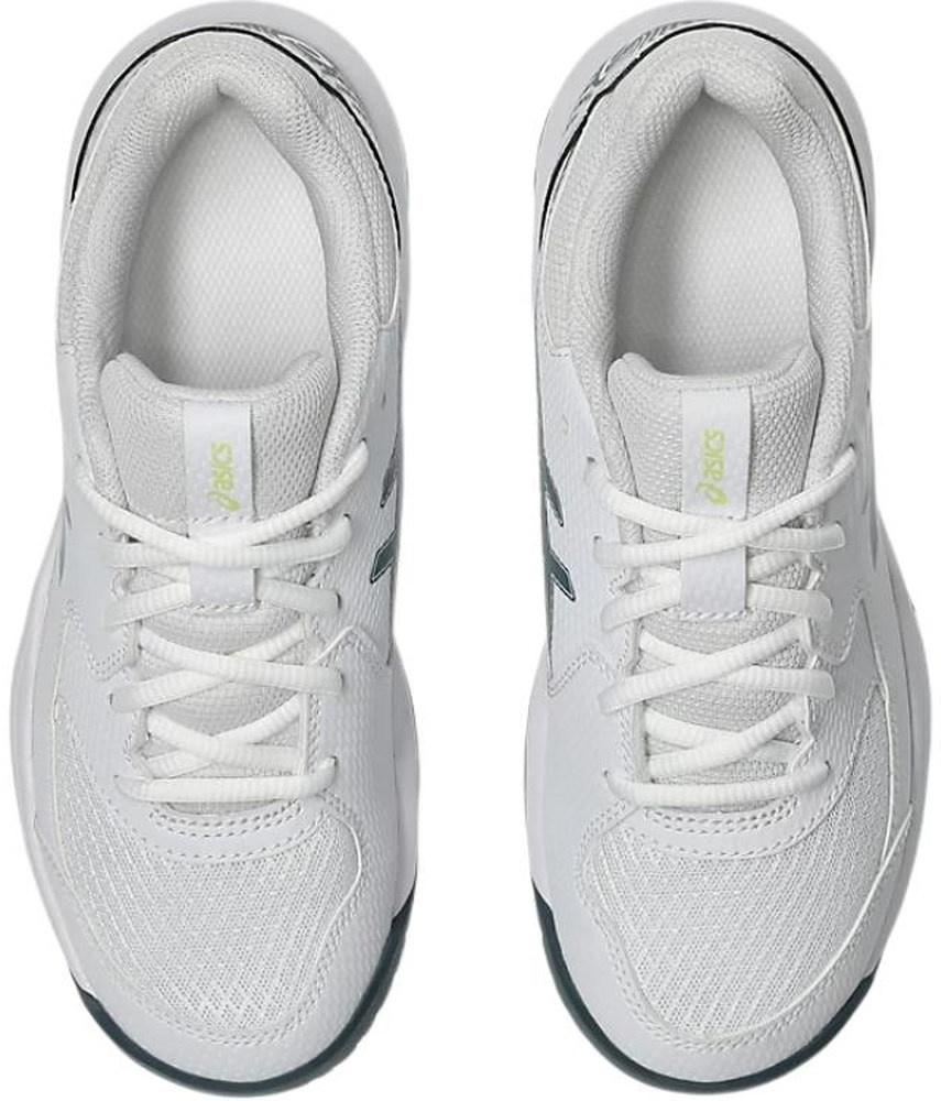 Кроссовки для мальчиков Asics GEL-DEDICATE 8 GS, Белые/Темно-зеленые, с технологией GEL (р. 35)