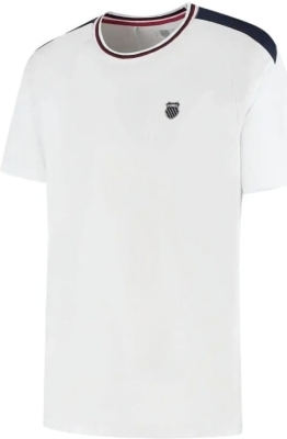 (EU) Футболка унисекс K-Swiss AY Hypercourt Mesh Crew, Белая (M)