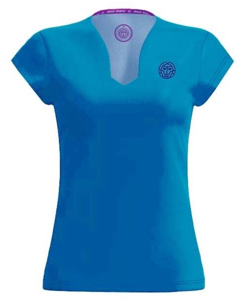 Футболка женская Bidi Badu Colortwist V-Neck, Синяя (L)