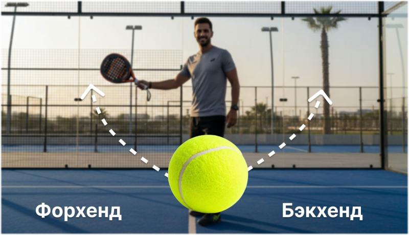 Форхенд и бэкхенд в паделе: что это такое и как практиковать?