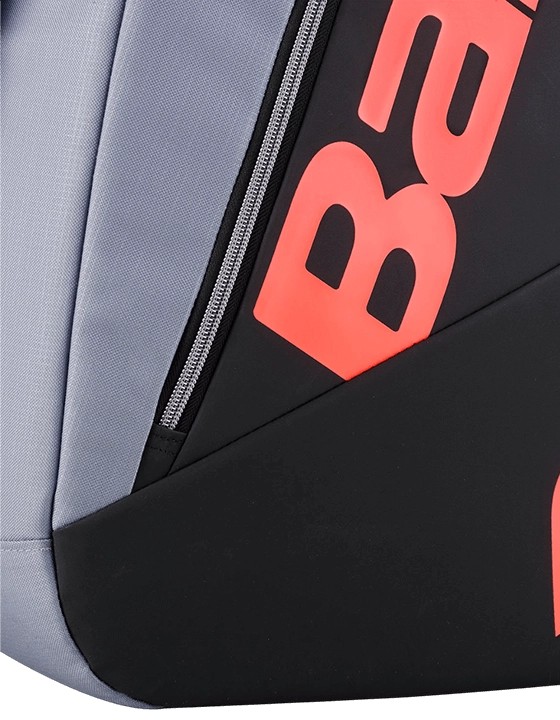 Сумка Babolat для тенниса Pure Strike Carbon Grey x6 2025, Серая/Коралловая