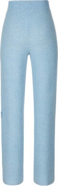 (CN) Кашемировые брюки Alo Yoga Cashmere High-Waist Plush Waffle Pant, Голубые (S)