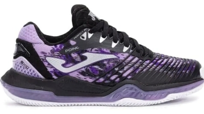 (EU) Кроссовки женские Joma Point Lady 25 Black/Lilac Woman Tpoilw2501C, Чёрные (р. 40.5)