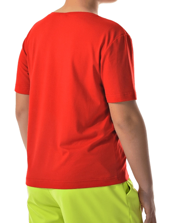 Футболка для девочек Cactus Soft G, Красная (рост 146–152 см, 11–12 лет)
