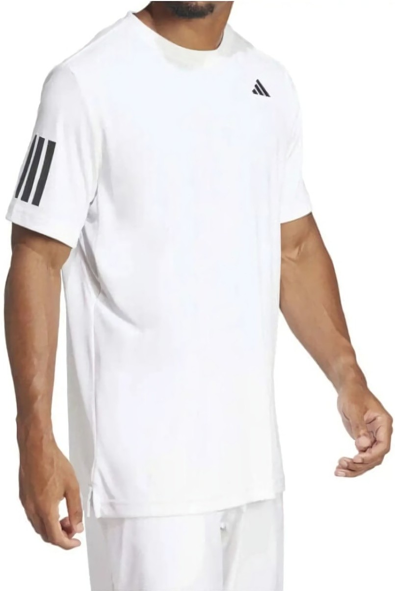 (EU) Футболка мужская Adidas Club 3 Stripes, Белая (2XL)