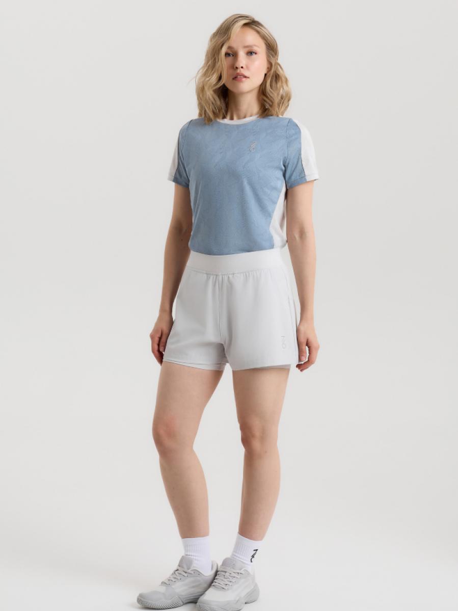Футболка женская 7/6 Kate T-shirt - Arona, Голубая (2XS)